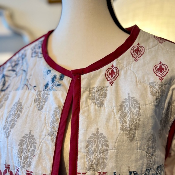 🧵 HANDMADE (by me!) Patchwork Quilted Short Jacket - SMALL/MEDIUM - Picture 9 of 12